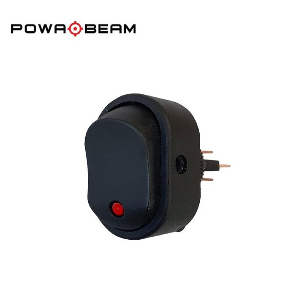 Powa Beam Red Rocker Spotlight Switch fits Powa Beam Spotlight Models (PN7174)