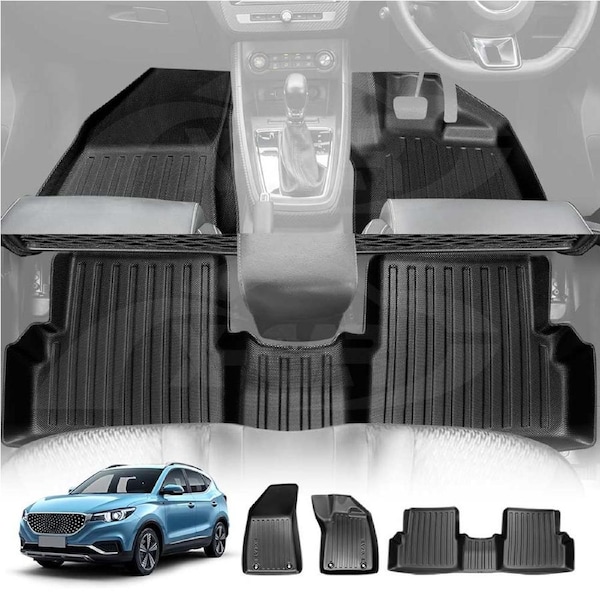 3D Floor Mats for MG ZS/ZST 2018-2024 Heavy Duty All Weather Car Waterproof Interior Protection Liner Set
