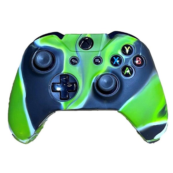 Silicone Cover For XBOX ONE Controller Skin Case Green/Black