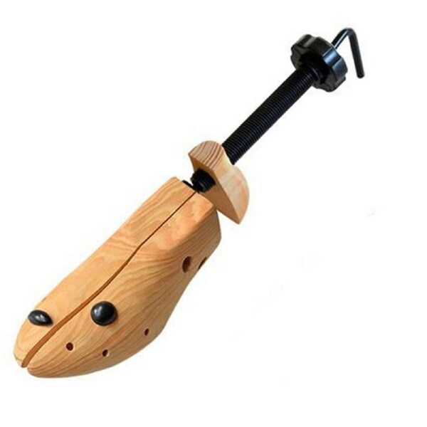 2-Way Shoe Tree Wooden Shoes Stretcher Expander Shaper Unisex Bunion Plugs