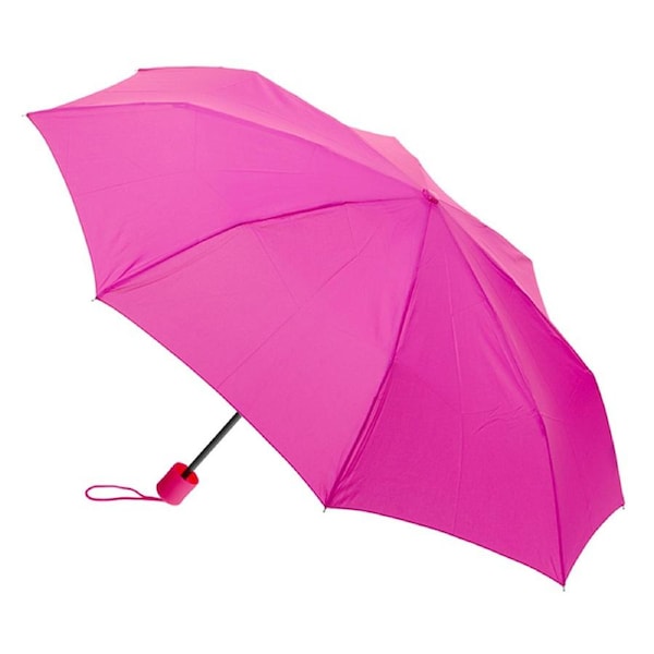 Clifton Windproof Mini Maxi Sun/Shade/Rain Compact Unbrella UPF50+ Deep Pink