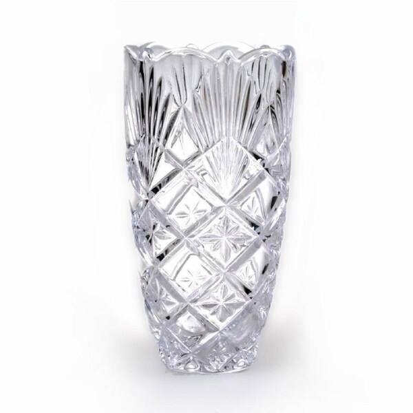 Bohemia Crystal Nova - Lyra Barrel Vase 20cm