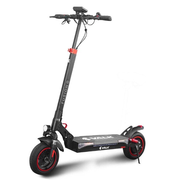 Valk Fusion 5 Electric Scooter 500W, AU Compliant, 48V 13Ah Lithium, 50km Range, 40km/h, Quad Shocks, 10 inch Tyres