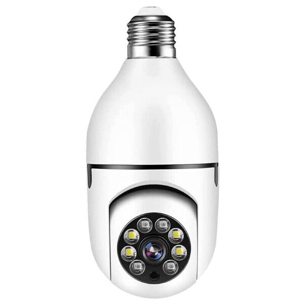 Panoramic 360° WiFi Camera Light E27 Bulb 1080P Security IP Camera Night Vision