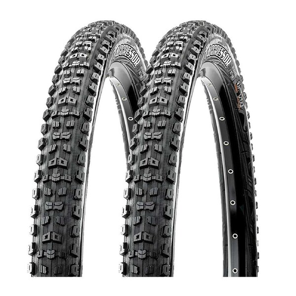 2 x AGGRESSOR 27.5 X 2.5 EXO FOLDING TR Tubeless Ready 60 TPI (Pair)