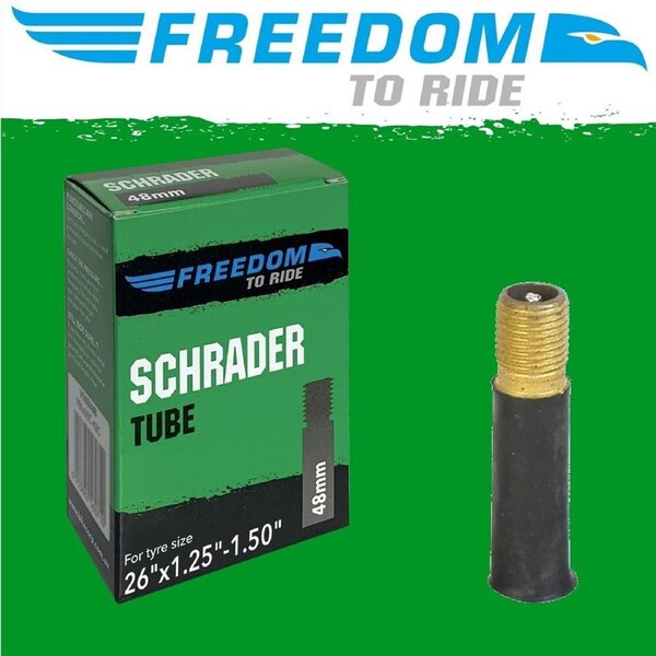 Freedom Schrader Valve Tube 26"x1.25-1.50
