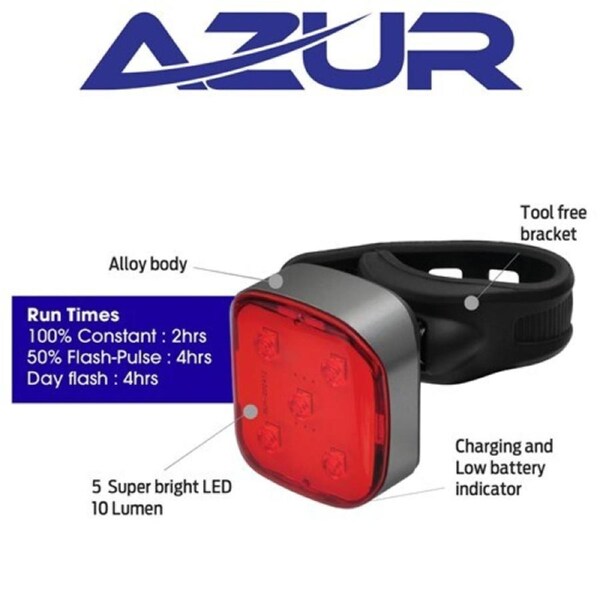 USB Strobe 10 Lumens Tail Light