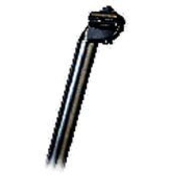 SEAT POST 25.4 x 350mm Micro-Adjust Alloy BLACK