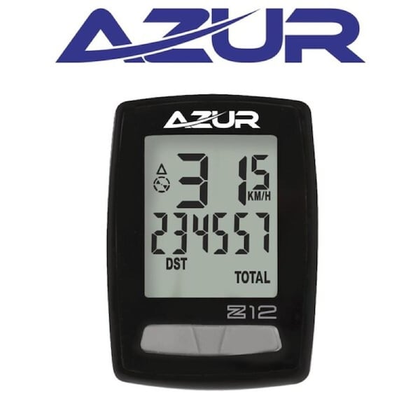 Azur 12Z Bicycle Computer - Wired