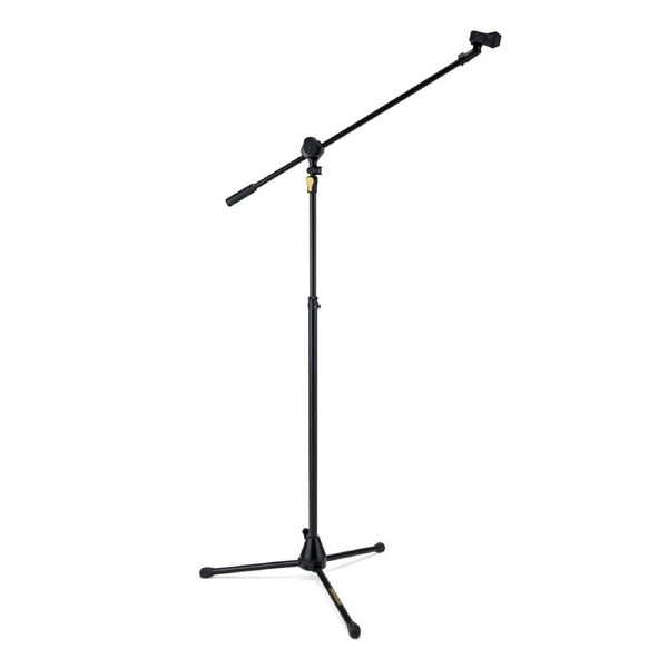 Hercules MS632B Plus Telescopic Boom Microphone Holder/Stand With Ezi Grip Black