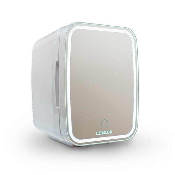 Lenoxx Portable Cosmetics and Skincare Electric 43w 4L Beauty Mini Fridge Set