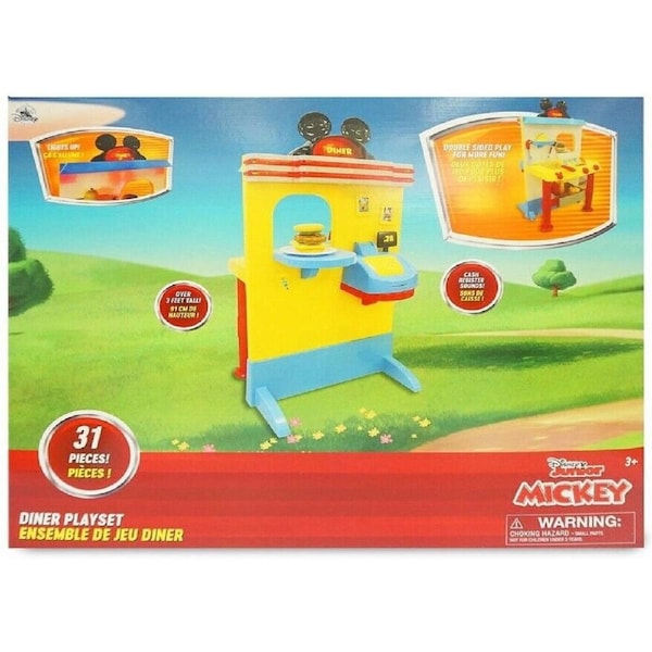 Huge Large Genuine Disney Store Junior Mickey Mouse Diner Playset Toy Kitchen