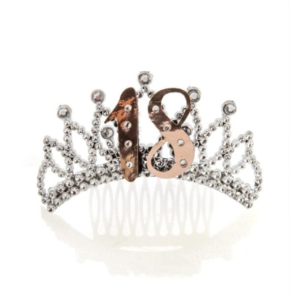 19th Rose Gold Silver Tiara