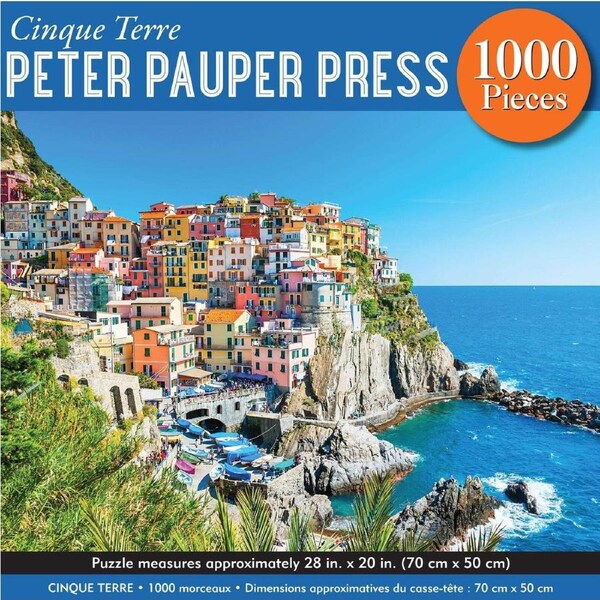 Peter Pauper Press Jigsaw Puzzle 1000 Pieces - Cinque Terre 333360