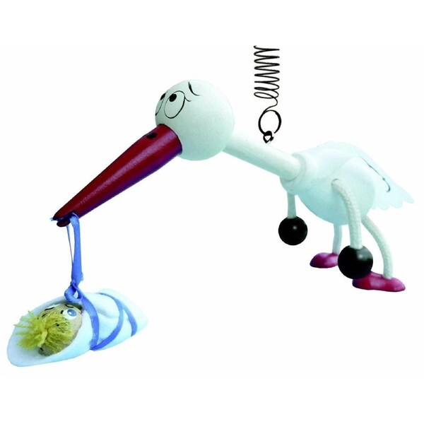 Stork Baby Flying Figure ABA Ages 3+ New Toy Girls Boys Play Fly Bird Storks