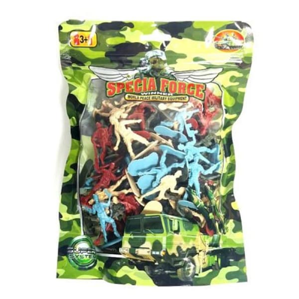 Snap Lock Bag of Army Men