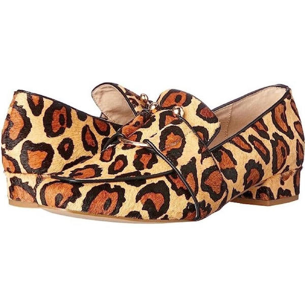 NUDE Women's Hanna Loafer Flats, Leopard, 10 AU (40 EU)