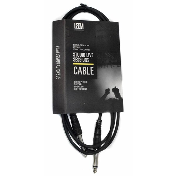 Leem 6ft Interconnect Cable (1/4" Straight TRS - 1/4" Straight TS)