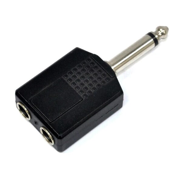 Leem Adaptor (2 x 1/4" Mono Jacks - 1/4" Mono Plug)
