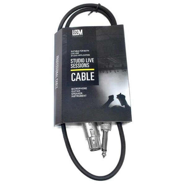 Leem 3ft Speaker Cable (1/4" Straight TS - XLR Female)