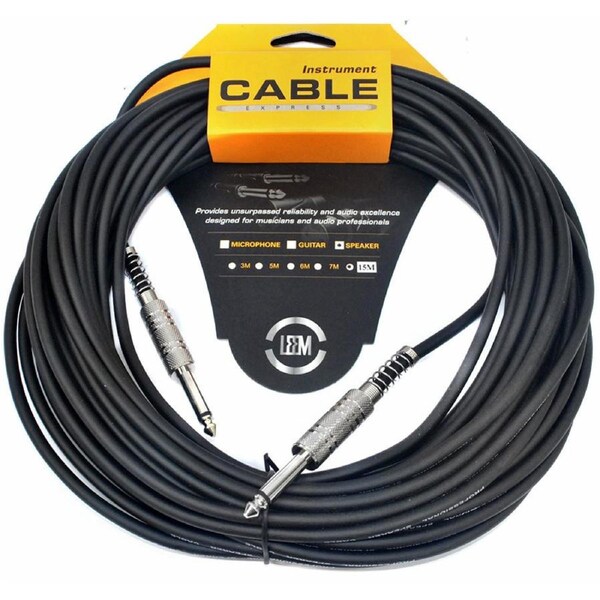 Leem 50ft Speaker Cable (1/4" Straight TS - 1/4" Straight TS)