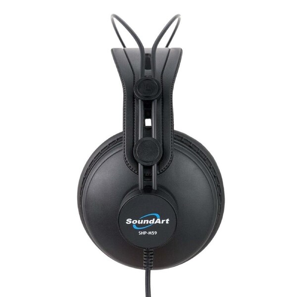 SoundArt M-Series Closed Back Studio Headphones 50mm, 10Hz-30KHz, 32 Ohms, 98dB Sensitivity, 3.5mm Gold-Plated Plug, 240g Weight