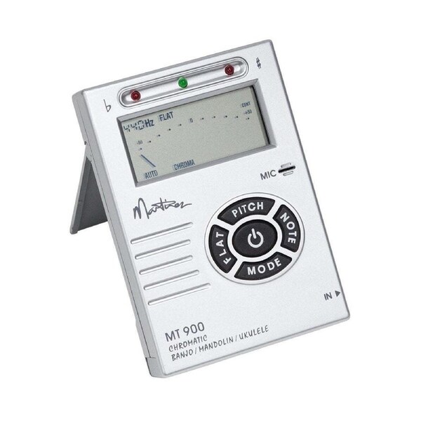 Martinez MT-900 Automatic Chromatic Tuner for Banjo, Mandolin, Ukulele with Microphone and Pitch Adjustment