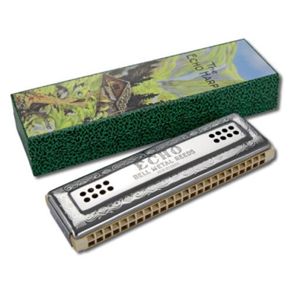 Hohner Echo Harp 2x48 Tremolo Harmonica in the Keys C, G