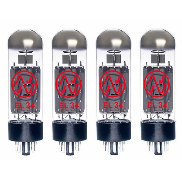 JJ Electronic EL34 Power Tubes (Matched Quad)
