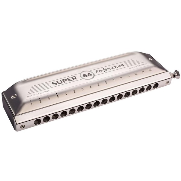 Hohner Super 64 Professional Chromatic Harmonica in the Key of C