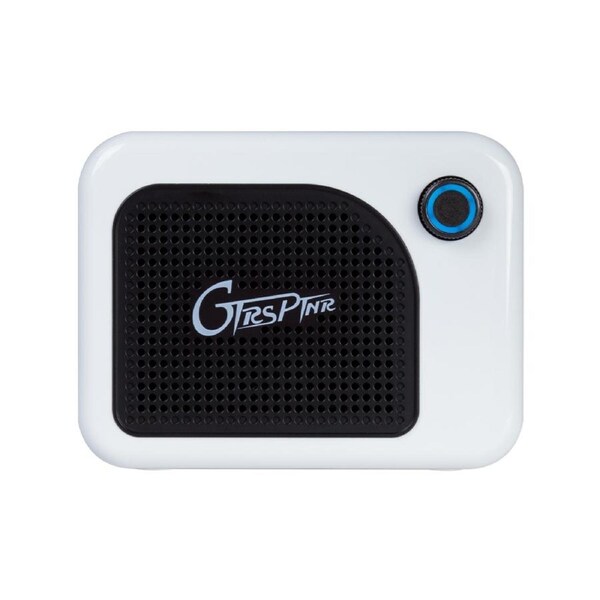 Mooer 5W GTRS PTNR Rechargeable Mini Bluetooth Amplifier with USB-C Charging (White)