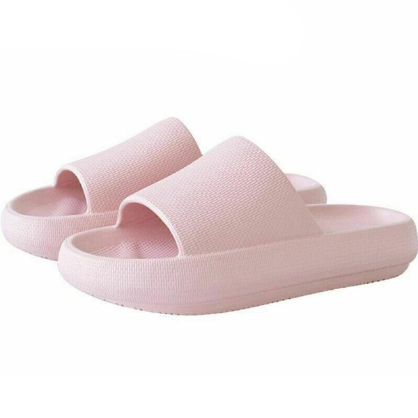 OZNALA 2023 Pillow Slides Sandals Ultra-Soft Slippers Anti-Slip Extra Soft Cloud Shoes Pink 35-36