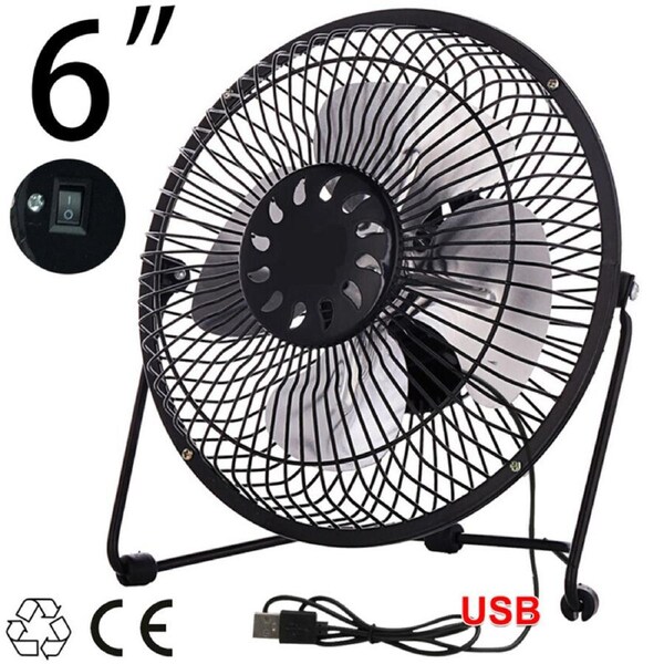 OZNALA 6inch Portable Mini USB Small Cooling Fan Desk Desktop Cooler AU