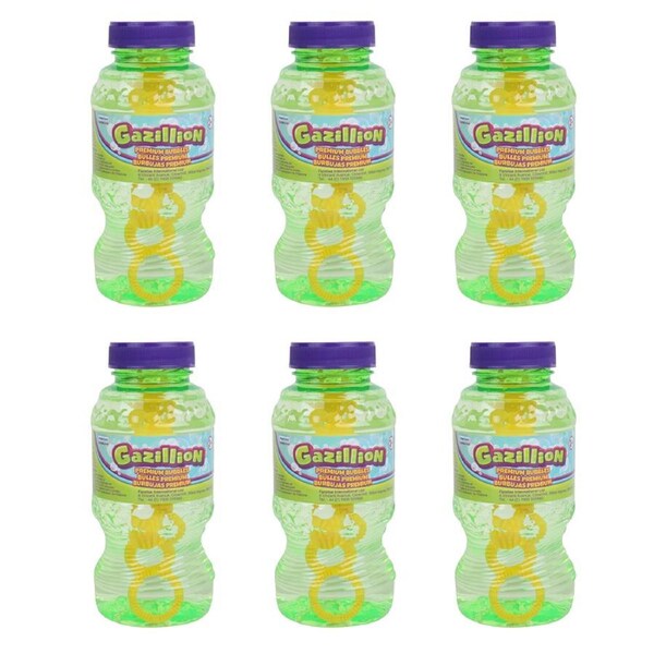 6PK Gazillion 230ml Liquid Bubbles Solution Childrens Outdoor Fun Play Toy 3+