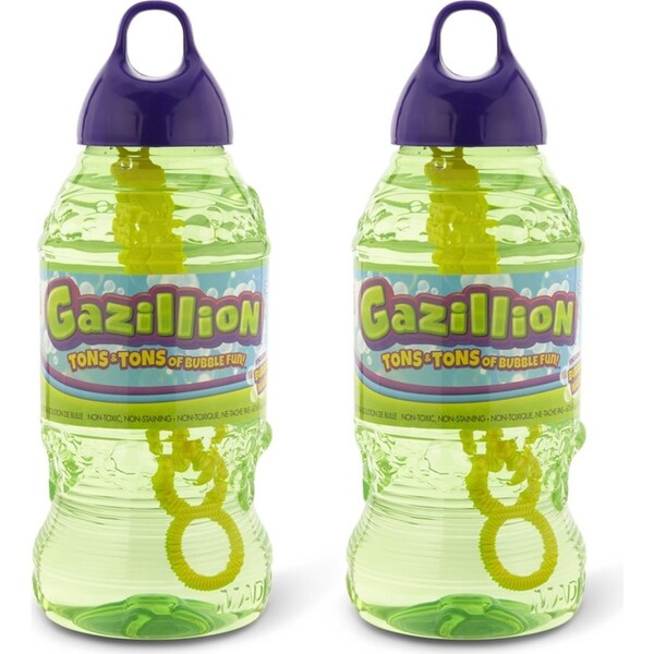 2PK Gazillion Bubbles 2L Liquid Solution Green Kids/Children Outdoor Fun Toy 3+