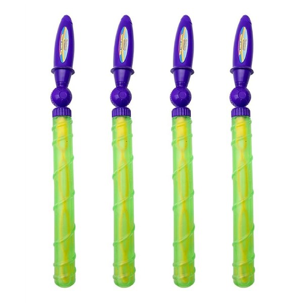 4PK Gazillion Bubbles Twirlin Bubble Wand w/ 93ml Solution Kids/Children Toy 3+