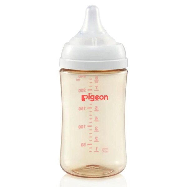 Pigeon Softouch lll Drinking/Feeding Bottle PPSU Anti-Colic 240ml Baby 3m+