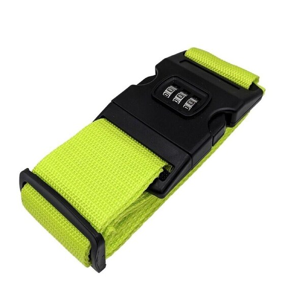 Luggage Strap Code Password Travel Suitcase Secure Lock Safe Nylon - Green