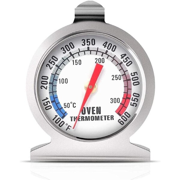 1x Stainless Steel Oven Thermometer Large Dial Kitchen Food Temperature