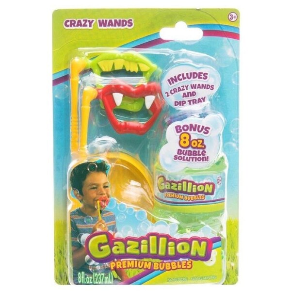 Gazillion Crazy Vampire and Moster Mouth Wands for Ages 3+ New Toy Outdoor Indoor Gift Set Water Air