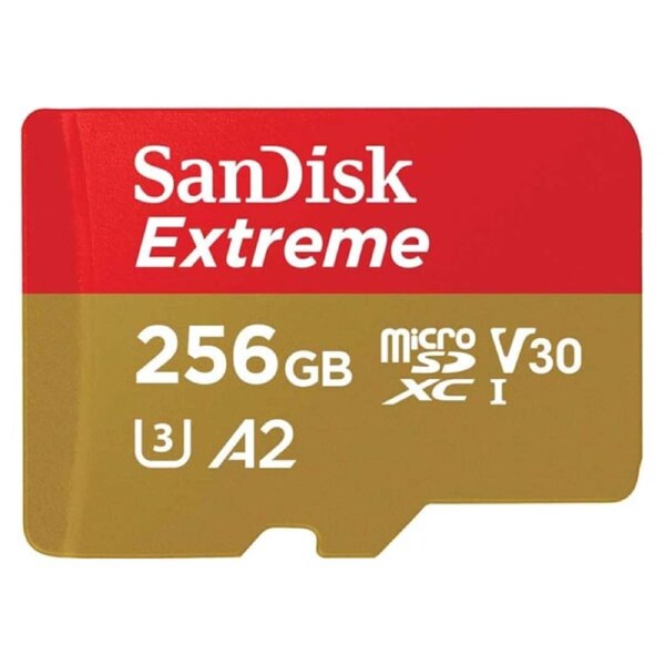 SanDisk 256GB Extreme microSD Card for Action Cams
