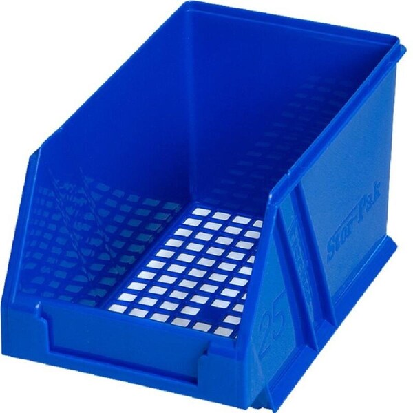 Fischer Plastics Stor-Pak 25 Blue Bin with Mesh Base 2.5L