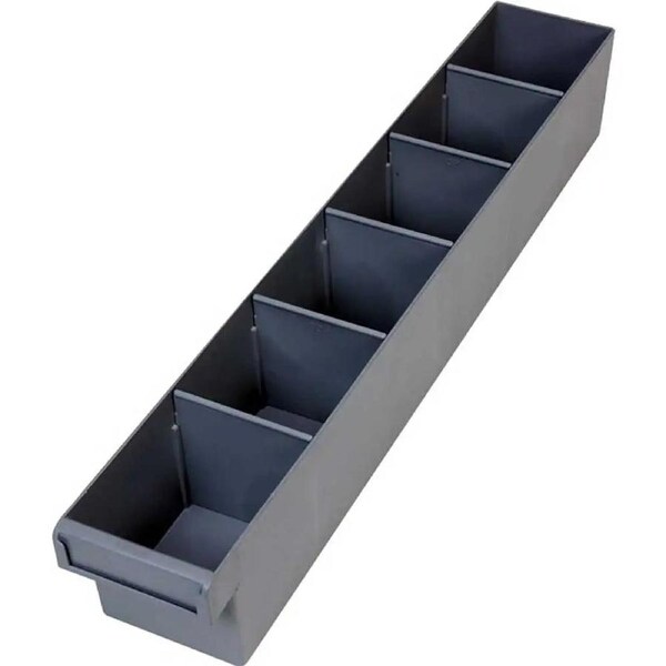 Fischer Plastics Spare Parts Tray 100W x 100H x 600D mm Grey