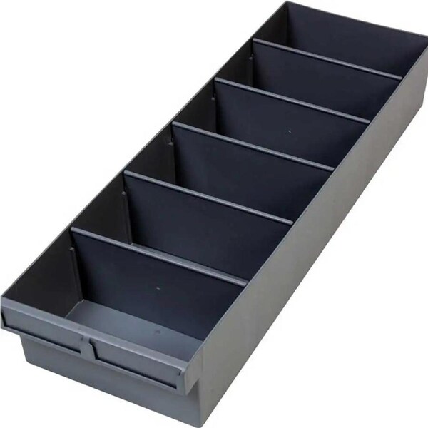 Fischer Plastics Spare Parts Tray 200W x 100H x 600D mm Grey