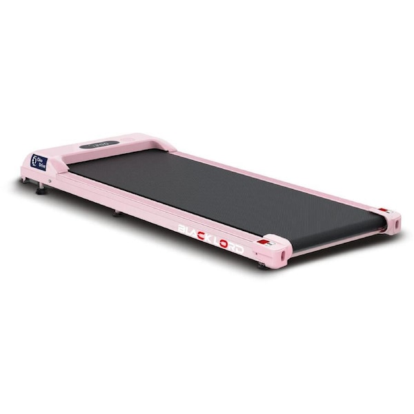 38cm Belt BLACK LORD Electric Treadmill Walking Pad Under Desk Fitness Remote Control (Pink)