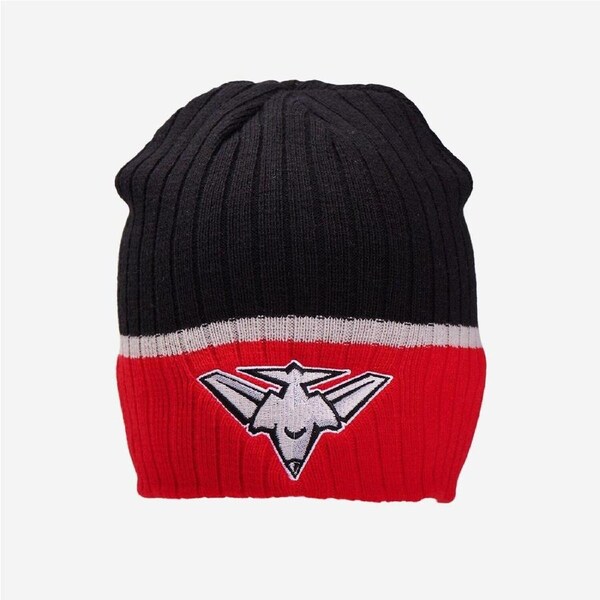 AFL Boundary Rib Beanie - Essendon Bombers - Winter Hat