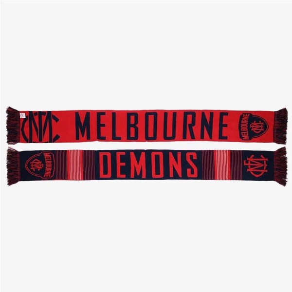 AFL Linebreak Scarf - Melbourne Demons - Double Sided - Supporter