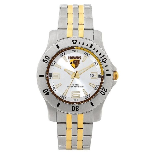 AFL Legends Watch - Hawthorn Hawks - Stainless Steel Band - Box incl.