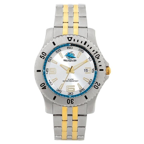 NRL Legends Watch - Cronulla Sharks - Stainless Steel Band - Box incl.