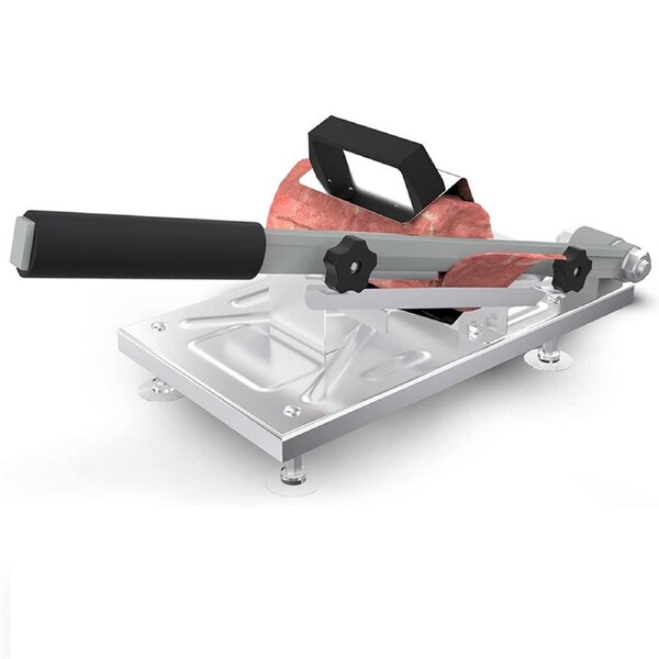 OZNALA Large Commercial Manual Meat Slicer Bread Slicing Tool Bone Mutton Beef Vegetable Roll Cutter